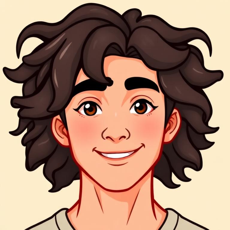 Chill dude avatar for random video chat alternative - casual male profile
